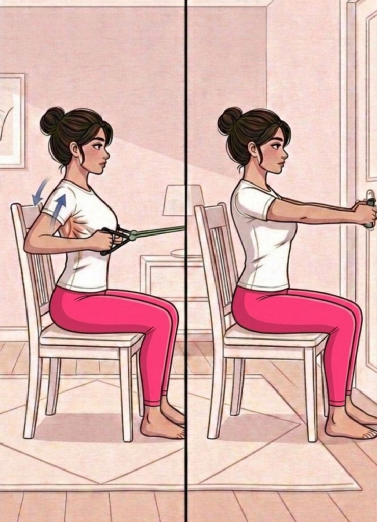 تمرين السحب لتقوية عضلات الظهر وعلاج آلام الرقبة — Row Exercise علاج آلام الرقبة بسبب الموبايل: 5 تمارين طبيعية تُنهي الرقبة النصية نهائياً