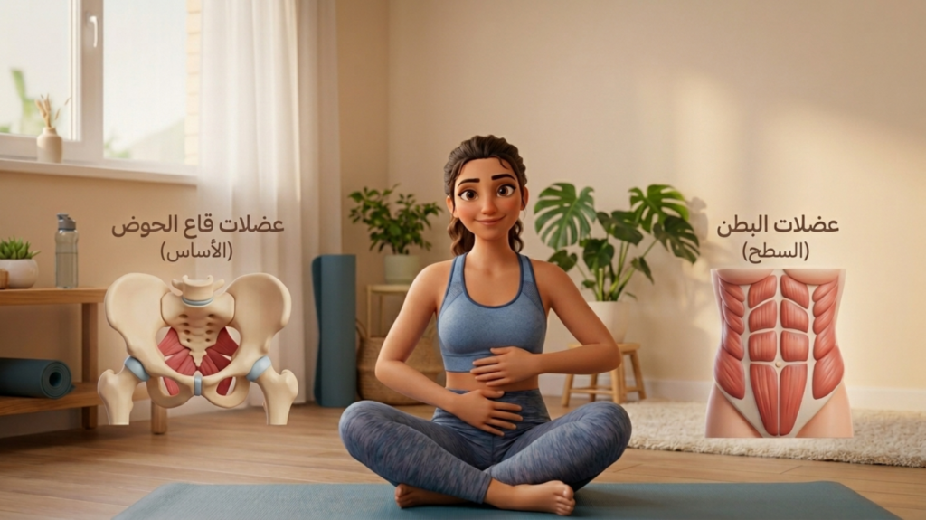 عضلات قاع الحوض: لماذا هي الأساس الحقيقي لصحة المرأة أكثر من البطن؟