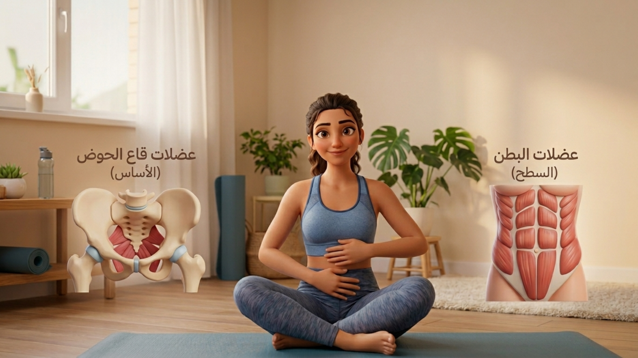 عضلات قاع الحوض: لماذا هي الأساس الحقيقي لصحة المرأة أكثر من البطن؟