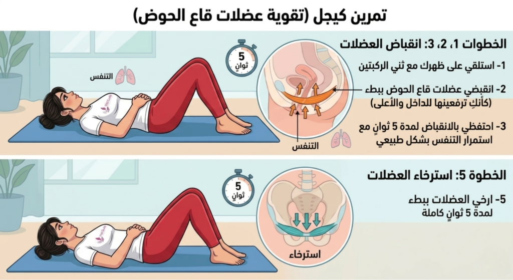 2 20260504 091100 0001 تمارين قاع الحوض: البرنامج العلمي الصحيح لضعف العضلات وفرط التوتر