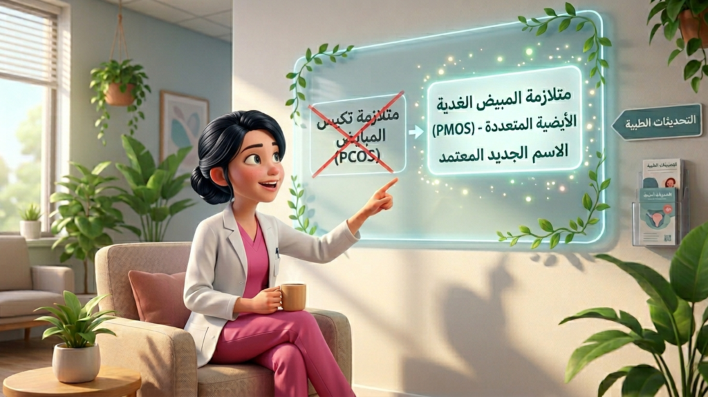 مفيش حاجة اسمها "تكيس المبايض" تم تغيير الاسم رسمياً وهذا يغيّر كل شيء 1 تكيس المبايض PMOS