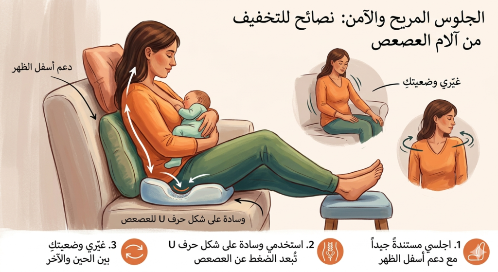 ألم العصعص بعد الولادة: الأسباب والتشخيص ودور العلاج الطبيعي في التعافي 3 1780898428004 092712 ألم العصعص بعد الولادة: الأسباب والتشخيص ودور العلاج الطبيعي في التعافي