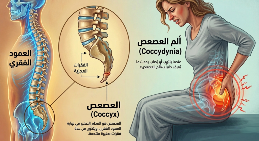 ألم العصعص بعد الولادة: الأسباب والتشخيص ودور العلاج الطبيعي في التعافي 2 2 20260608 093504 0001 ألم العصعص بعد الولادة: الأسباب والتشخيص ودور العلاج الطبيعي في التعافي
