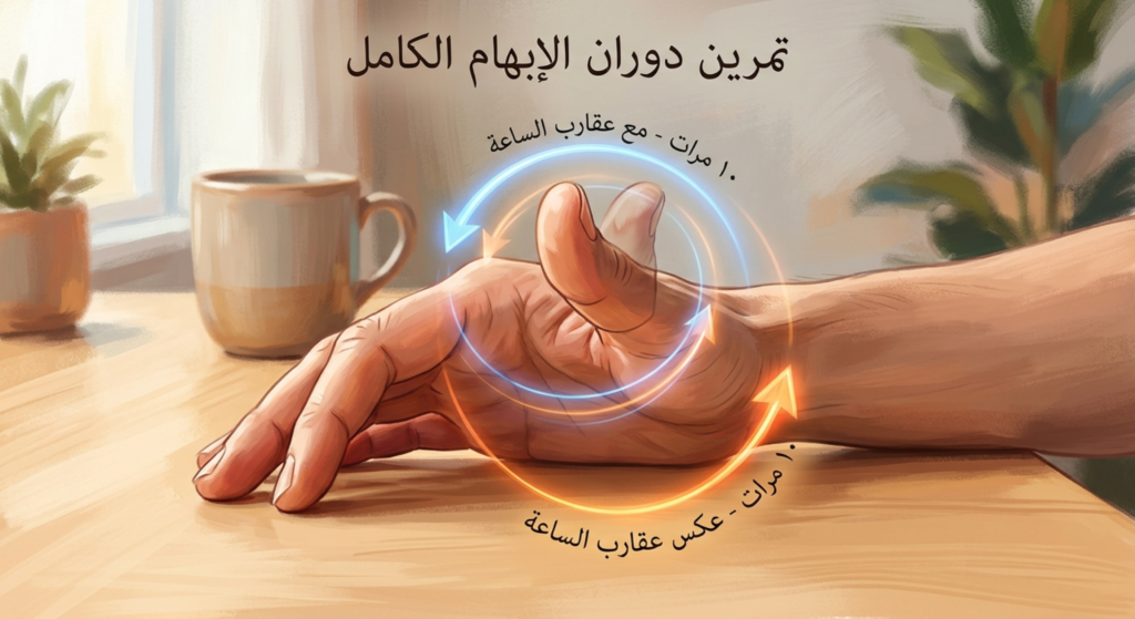 التهاب وتر الإبهام: الأسباب والأعراض وخطوات العلاج الطبيعي الفعّال 6 3 20260602 181905 0002 التهاب وتر الإبهام: الأسباب والأعراض وخطوات العلاج الطبيعي الفعّال