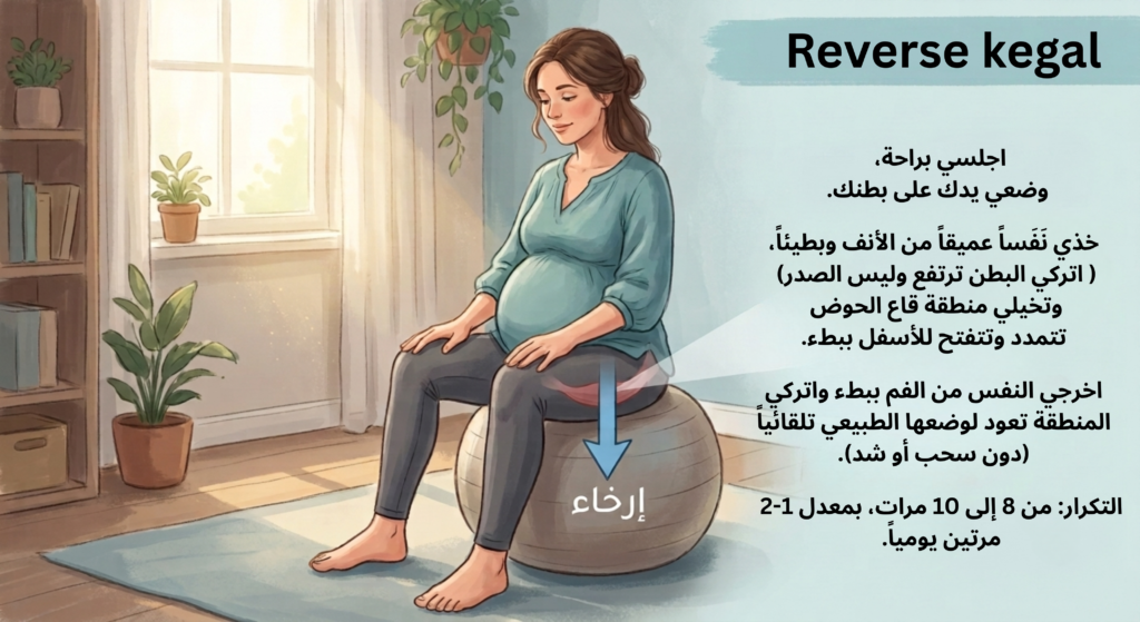 2 20260708 154249 0001 تمارين تسهيل الولادة الطبيعية: كيف تستعدين لتجنب قص العجان؟